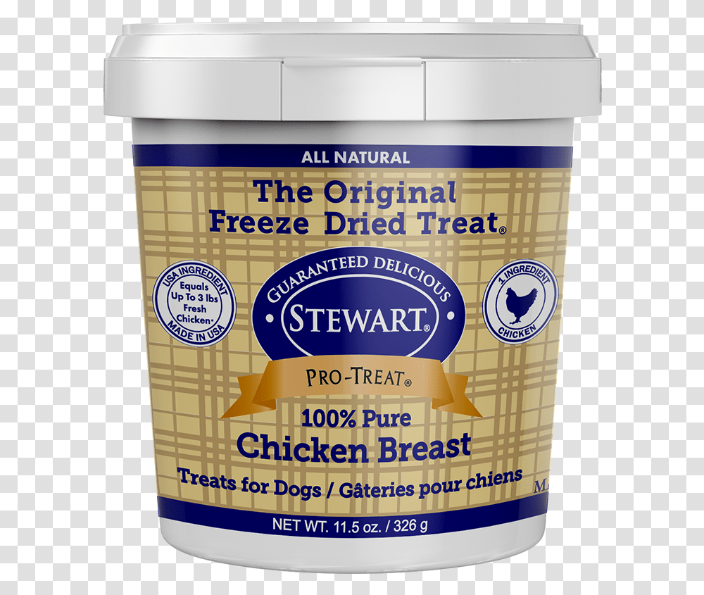 Stewart Freeze Dried Beef Liver Treats, Dessert, Food, Paint Container, Yogurt Transparent Png