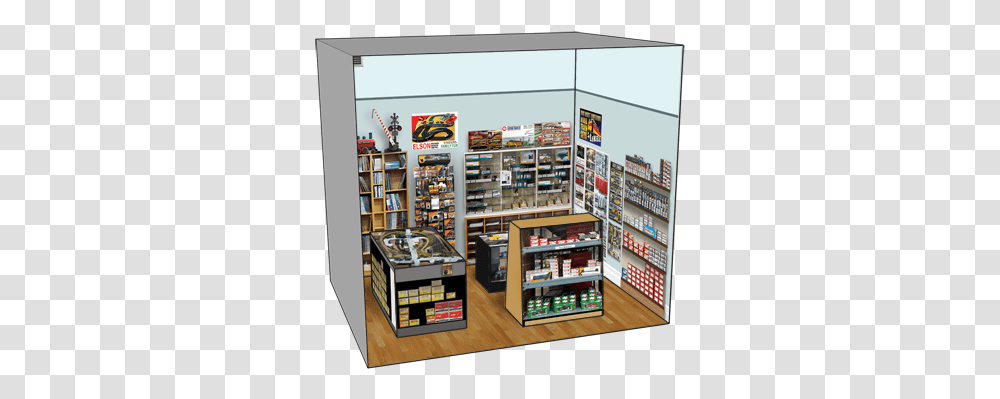 Stewart S Hobby Shop Shelf, Pharmacy, Furniture, Interior Design, Indoors Transparent Png