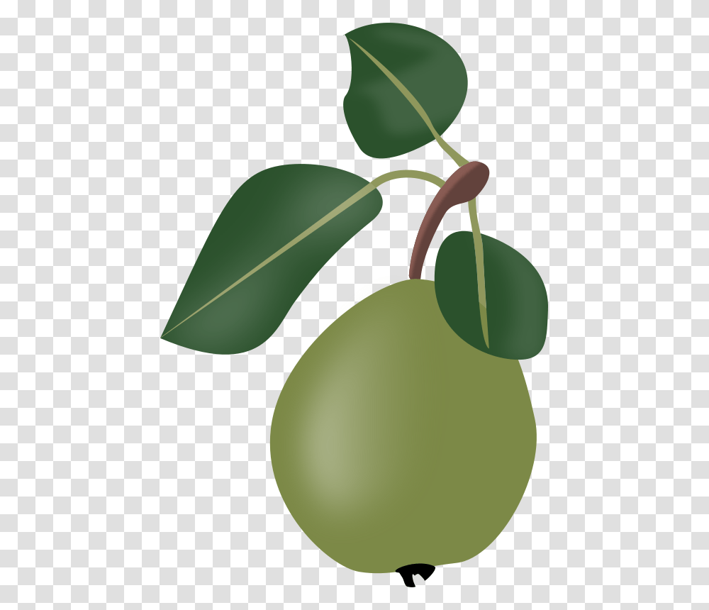 Stewed Pear With Leafs, Nature, Plant, Fruit, Food Transparent Png