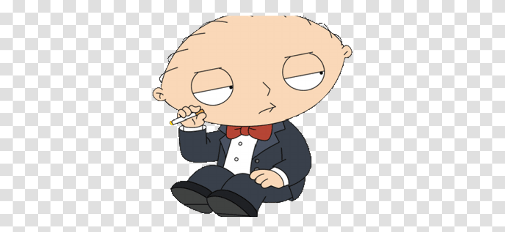 Stewie Griffin Stewieg21563099 Twitter Griffin Stewie, Smoking, Smoke, Suit, Overcoat Transparent Png