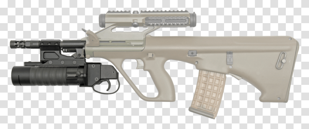 Steyr Gl Steyr Sl40 Grenade Launcher, Gun, Weapon, Weaponry, Rifle Transparent Png
