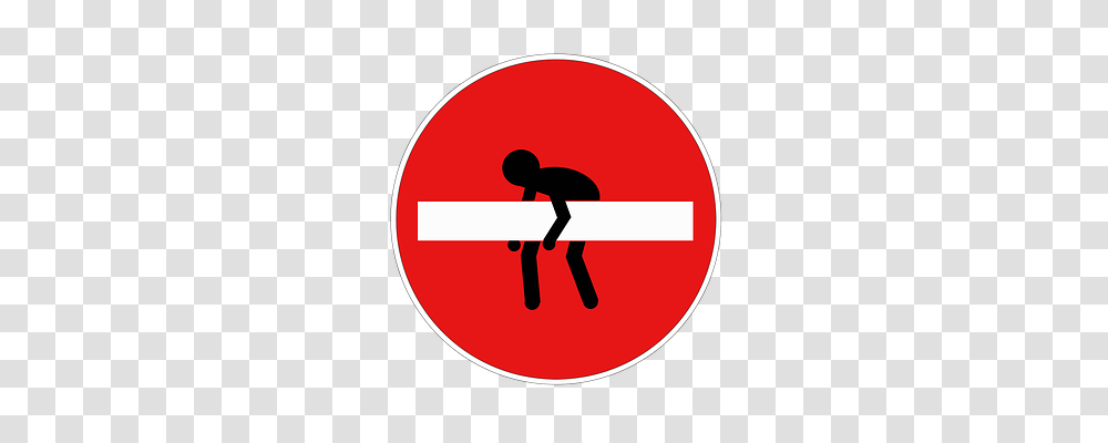 Stick Figure Transport, Road Sign, Stopsign Transparent Png