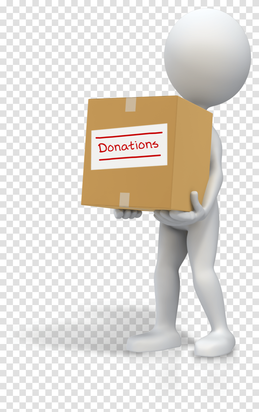 Stick Figure Carrying Box, Package Delivery, Carton, Cardboard Transparent Png