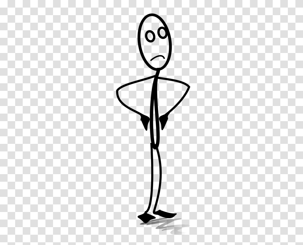 Stick Figure Drawing Animation Line Art Download, Gray, World Of Warcraft Transparent Png