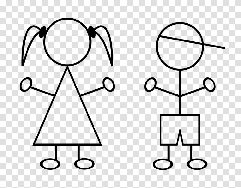 Stick Figure Drawing Child Female Girl, Gray, World Of Warcraft Transparent Png