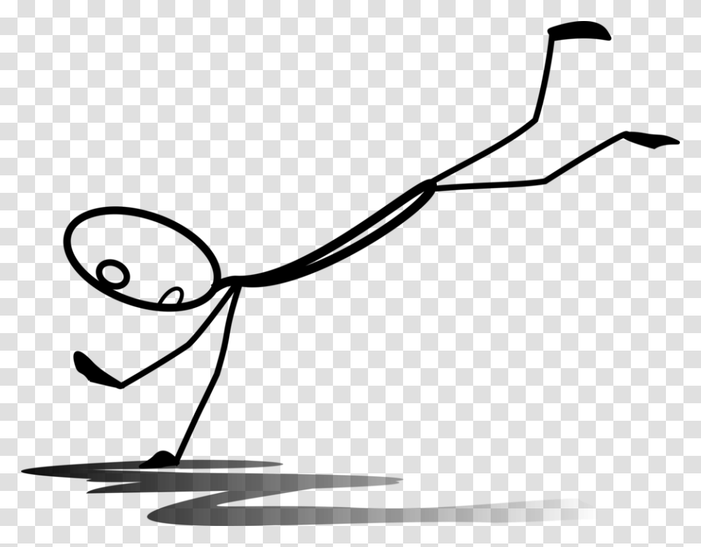 Stick Figure Drawing Line Art Computer Icons Monochrome, Gray, World Of Warcraft Transparent Png