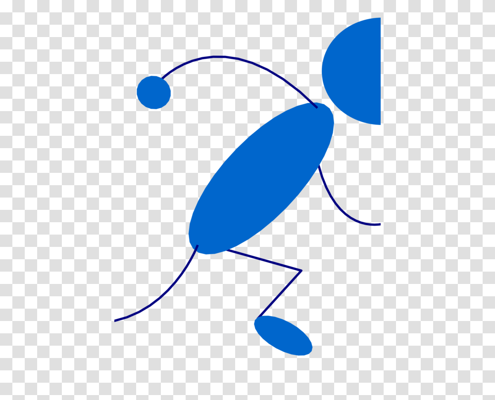 Stick Figure Drawing Running Animated Film Cartoon, Balloon, Animal, Invertebrate, Insect Transparent Png