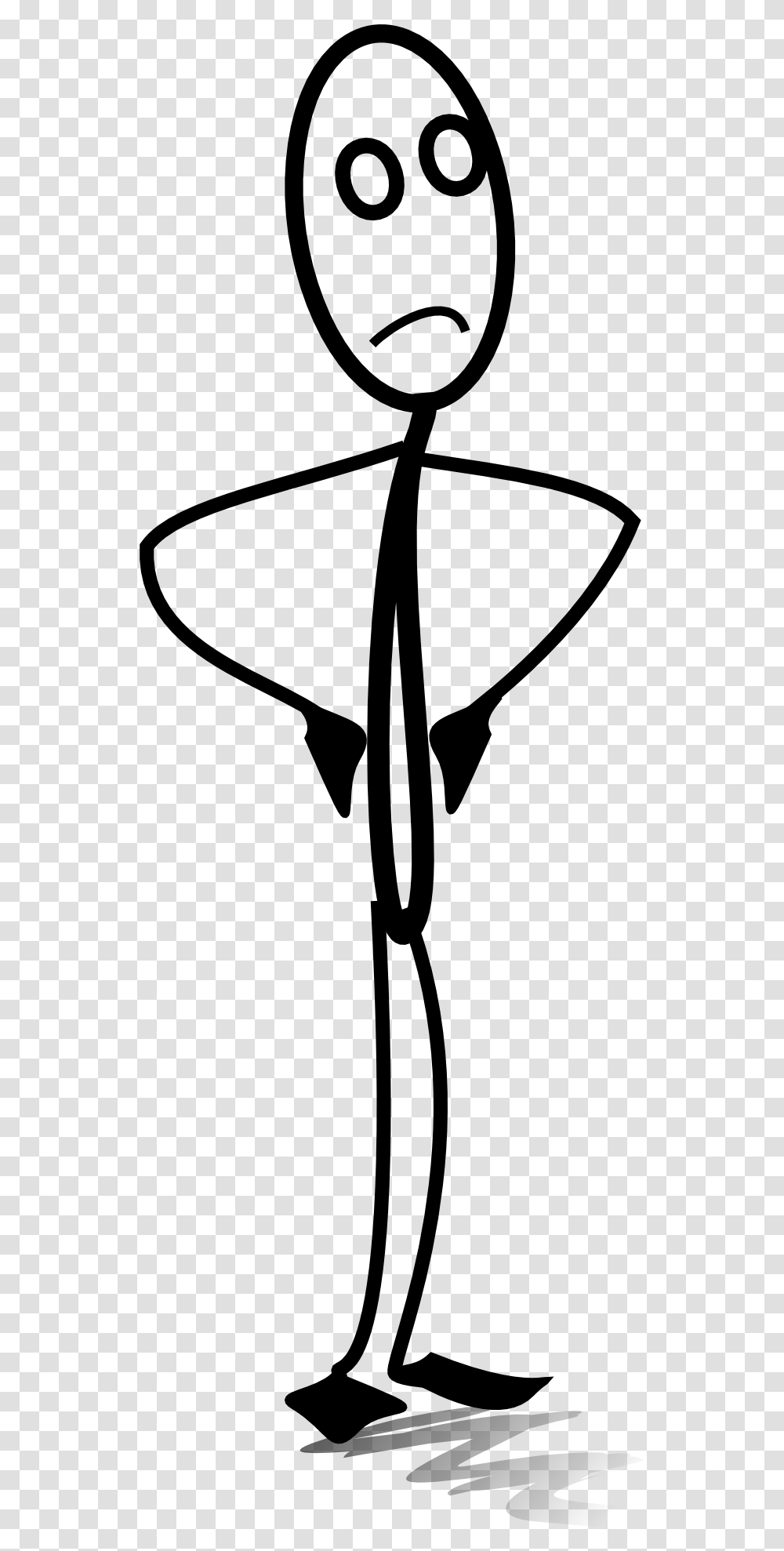 Stick Figure, Gray, World Of Warcraft Transparent Png