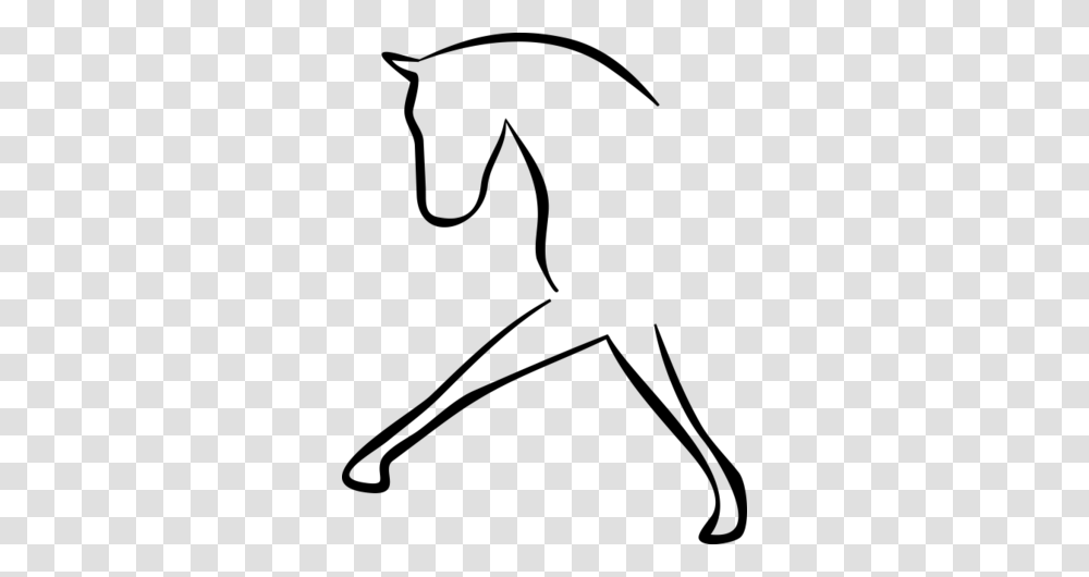 Stick Figure Horse, Gray, World Of Warcraft Transparent Png