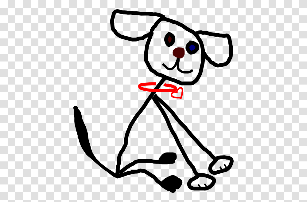 Stick Figure Kidsdog Clip Art At Clker Stick Figure Dogs Clipart, Stencil, Drawing, Bag, Elf Transparent Png