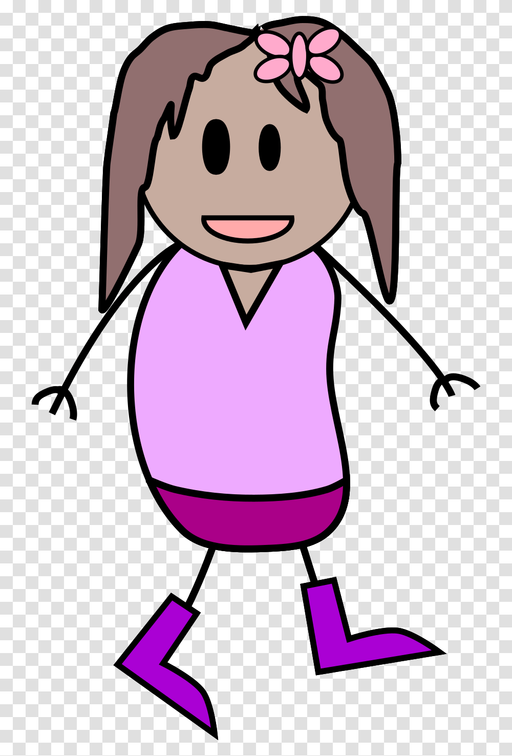 Stick Figures Girl, Outdoors, Drawing, Photography Transparent Png