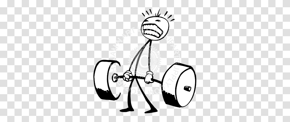 Stick Man And Weights, Kart, Vehicle, Transportation Transparent Png