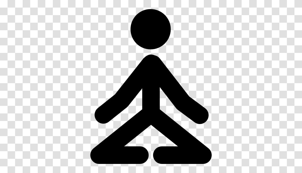 Stick Man In Yoga Position, Pants, Apparel, Silhouette Transparent Png