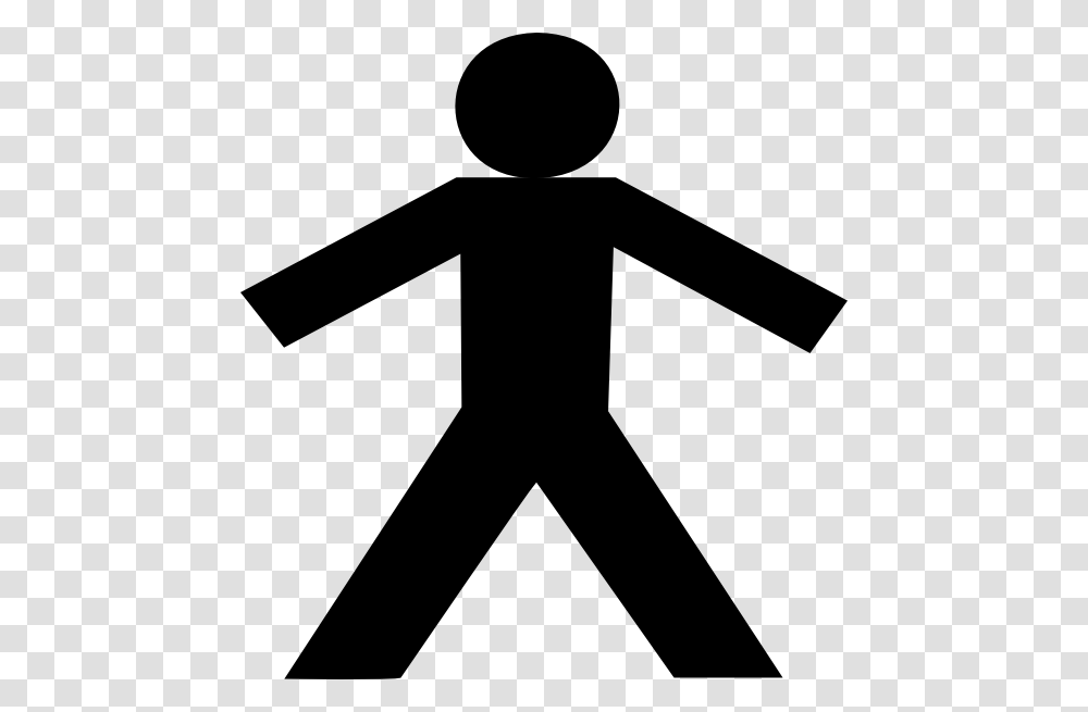 Stick Man Running Clip Art, Silhouette, Cross, Pedestrian Transparent Png
