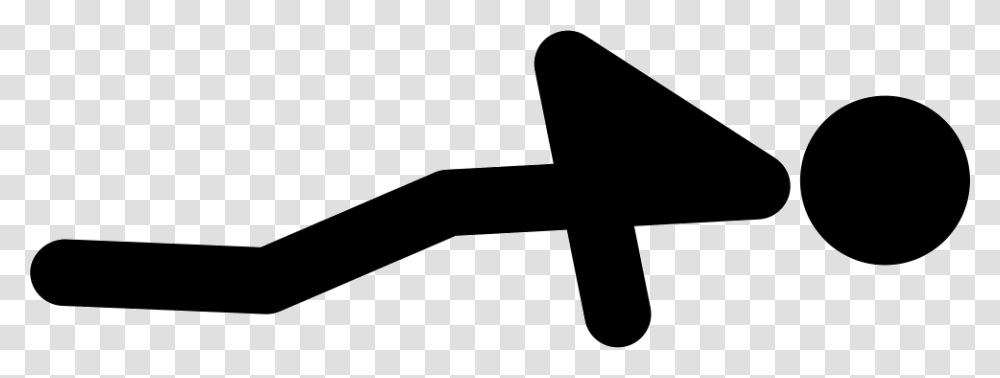 Stick Man Variant Doing Push Ups From The Ground Icon Free, Hammer, Tool, Logo Transparent Png