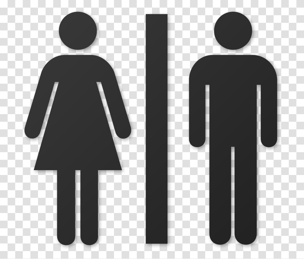 Stick People Figures Women And Men Bathroom Sign, Road, Tarmac, Asphalt Transparent Png