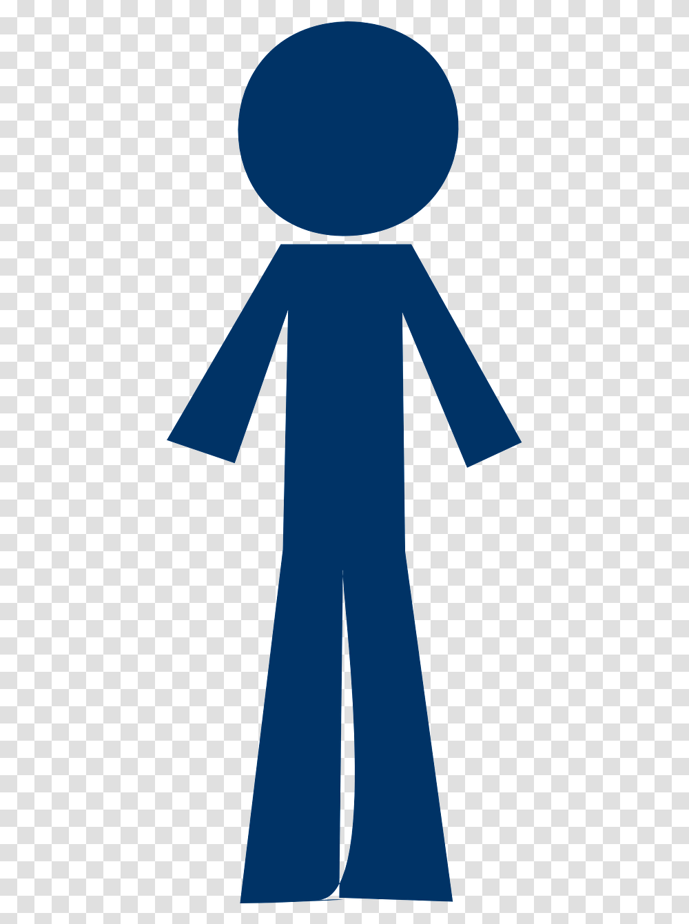 Stick Person User Stick Man Person Navy Blue Navy Blue Stick Figure, Apparel, Coat, Sleeve Transparent Png