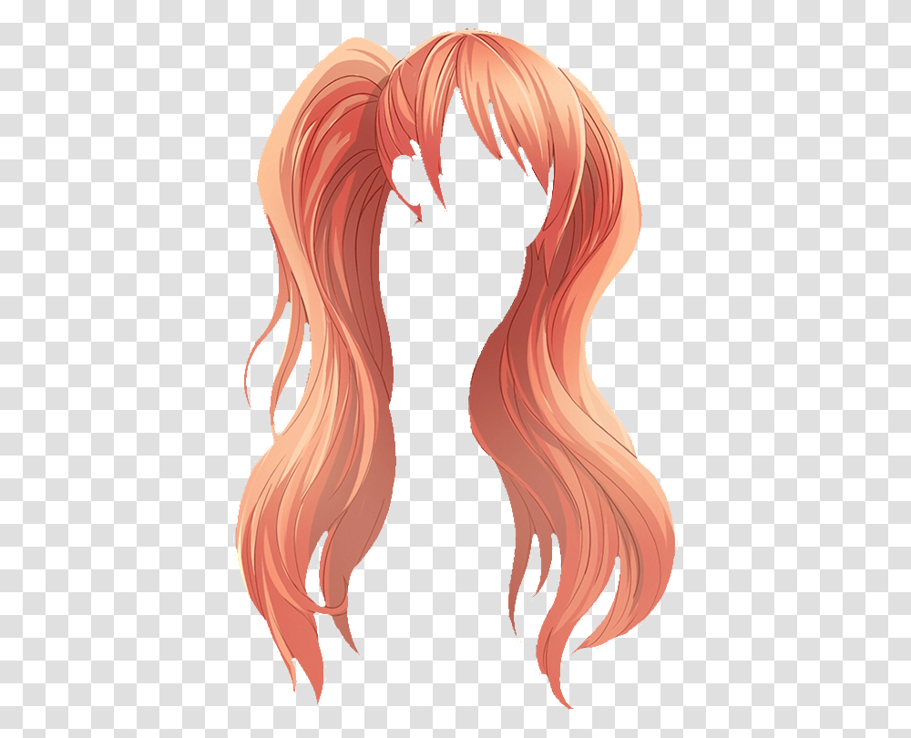 Sticker Anime Hair Animehair Girl Animegirl Animegirlhair Anime Girl Hair, Hook, Tattoo, Person, Skin Transparent Png