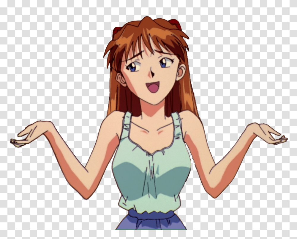 Sticker Asuka Langley Soryu Evangelion Neon Genesis Alone On A Friday Night Anime, Female, Person, Woman Transparent Png
