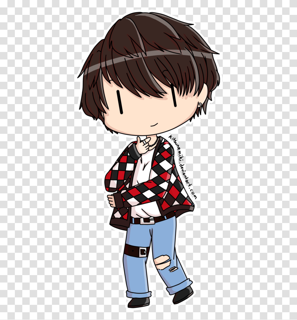 Sticker Bts By Hymishi Free Fire Chibi, Tie, Accessories, Accessory, Helmet Transparent Png