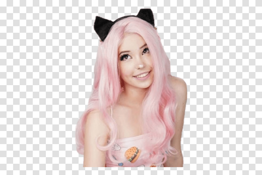 Sticker By Ally Belle Delphine, Hair, Wig, Blouse, Clothing Transparent Png