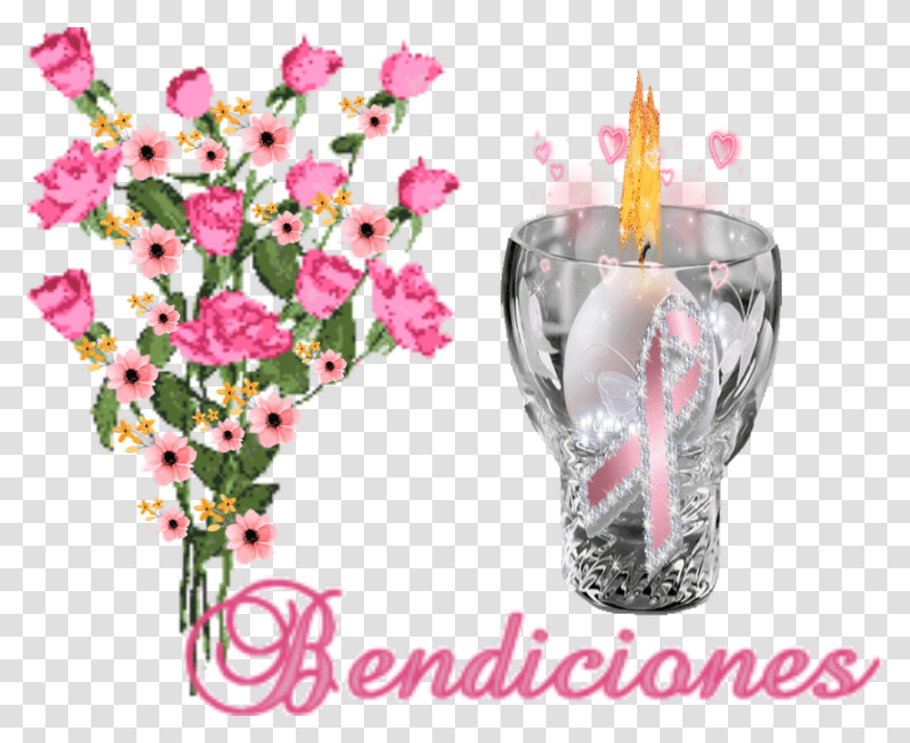 Sticker Cancer Luchacontraelcancer Bouquet, Floral Design, Pattern Transparent Png