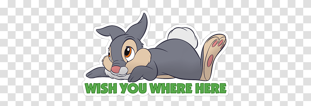 Sticker Cartoon, Mammal, Animal, Rodent, Rabbit Transparent Png