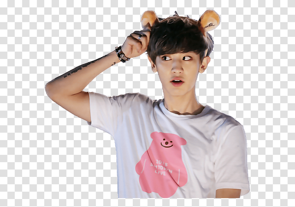 Sticker Chanyeol, Apparel, Person, Human Transparent Png
