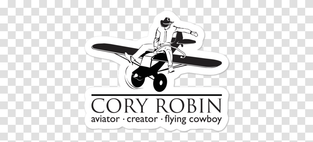 Sticker Cory Robin Youtube Channel Logo Freestyle Bmx, Outdoors, Text, Wheel, Angler Transparent Png