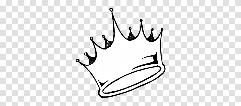 Sticker Crown Aesthetic Tumblr White Queen King Black, Bow, Antler, Jewelry, Accessories Transparent Png