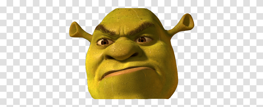 Sticker De Taym Sur Other Shrek Tete Angry Colere Grr All Star Stops Meme, Alien, Toy, Head, Mask Transparent Png