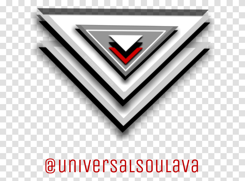 Sticker Design Arrows Triangles Layered Black Emblem, Envelope, Alphabet Transparent Png