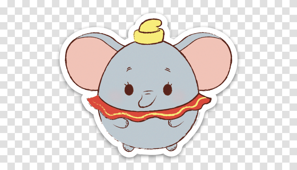 Sticker Disney Dumbo, Animal, Food, Sea Life, Label Transparent Png