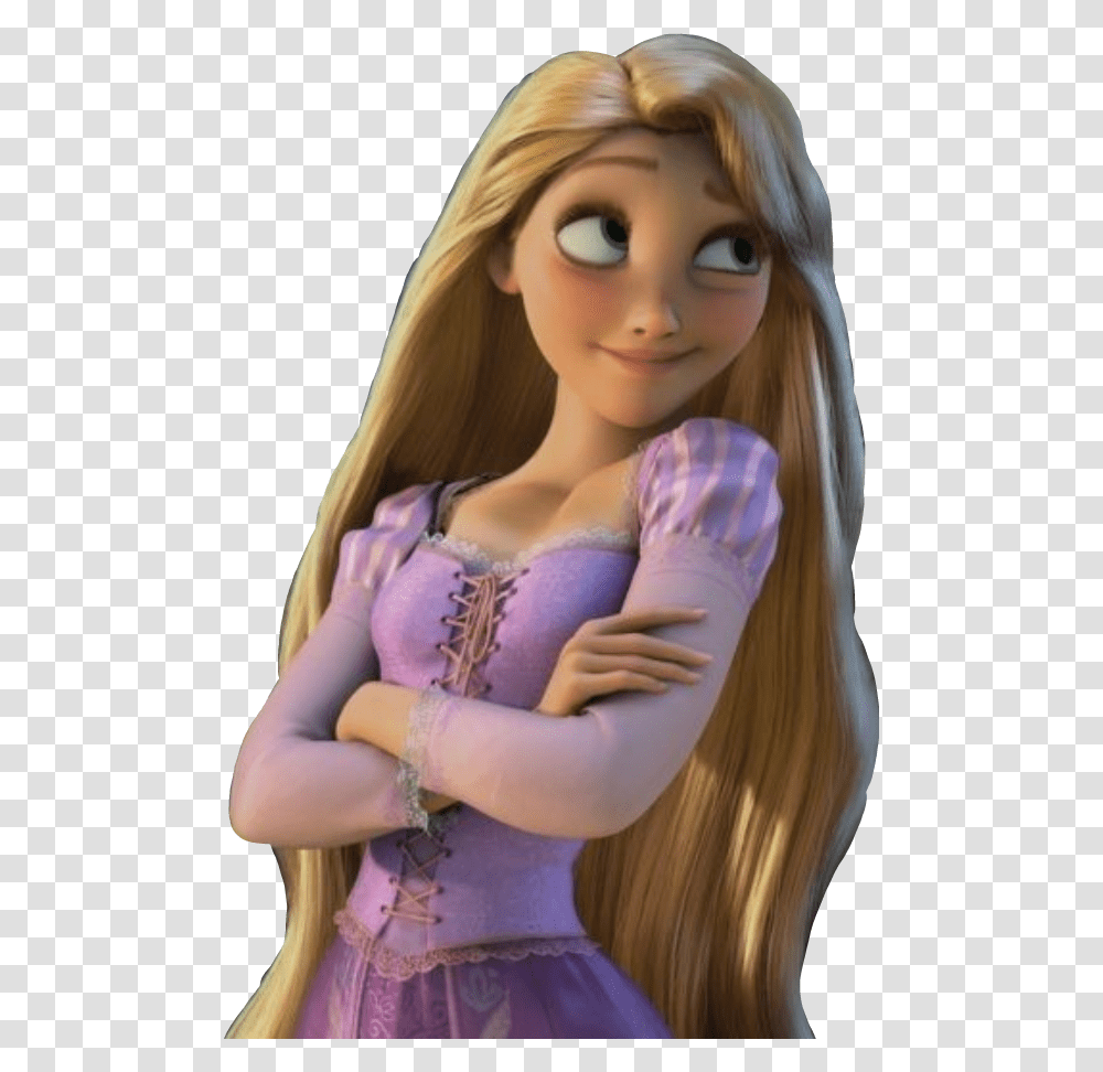 Sticker Disney Rapunzel Disneyprincess Princess, Doll, Toy, Person, Human Transparent Png