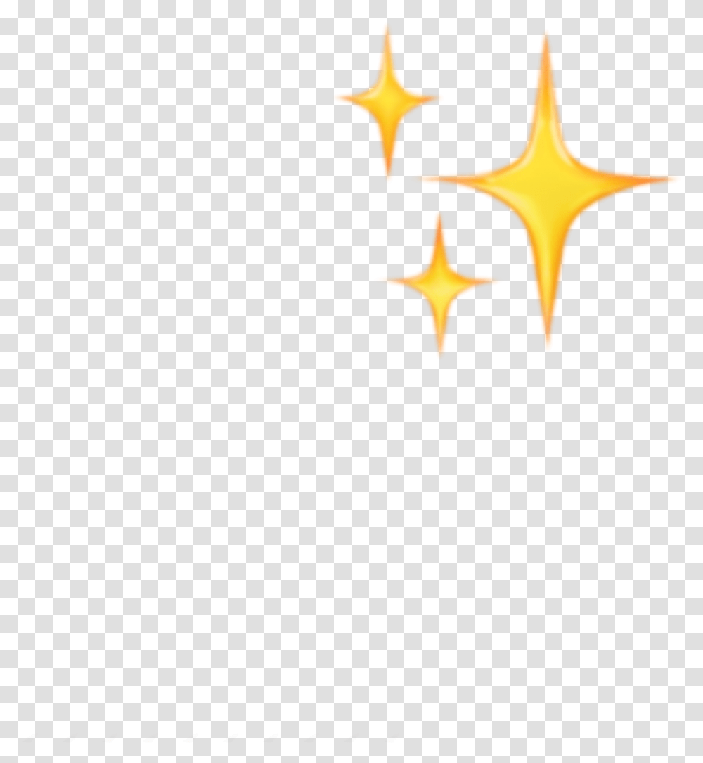 Sticker Emoji Emojis Yellow Sparkle Stars Tumblr Flag, Star Symbol Transparent Png