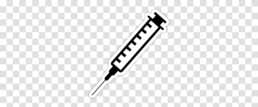 Sticker Featuring An Illustration Of A Hypodermic Needle Syringe, Injection Transparent Png