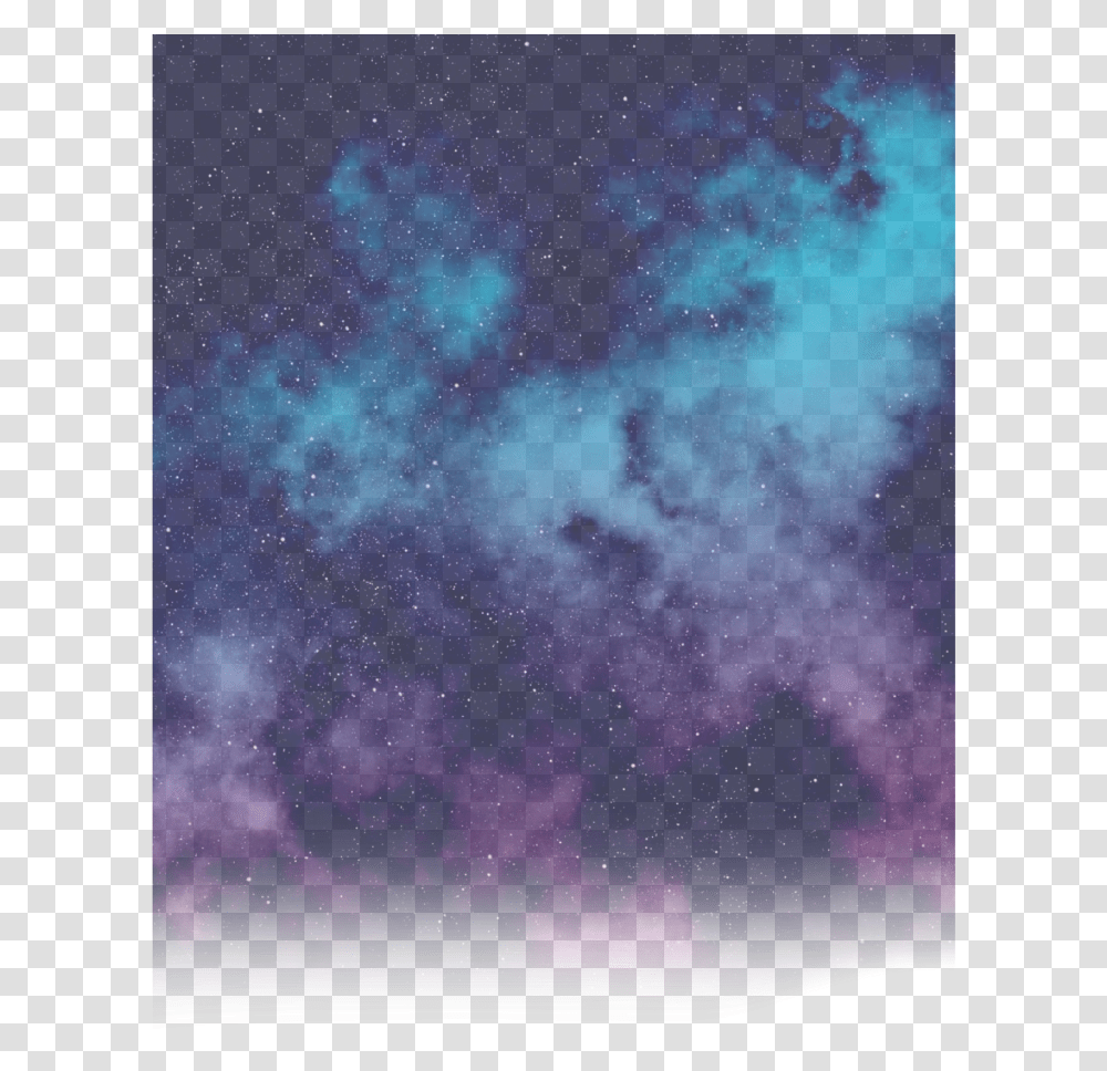 Sticker Galaxy Dark Galaxia Blue Purple Stars Night, Outdoors, Nature, Outer Space, Astronomy Transparent Png