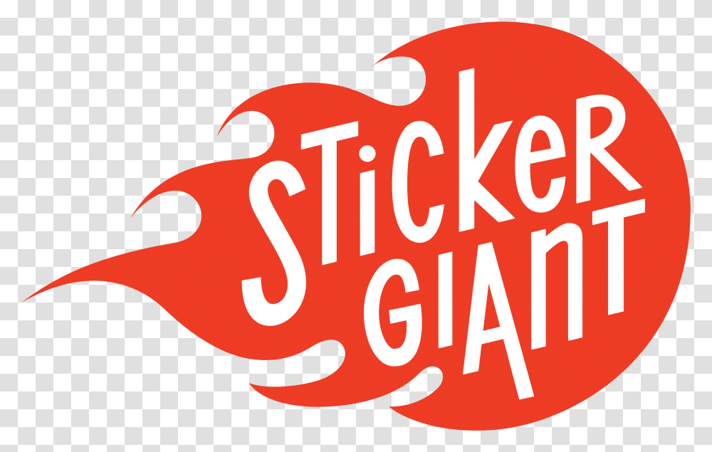 Sticker Giant Logo, Label, Alphabet, Plant Transparent Png