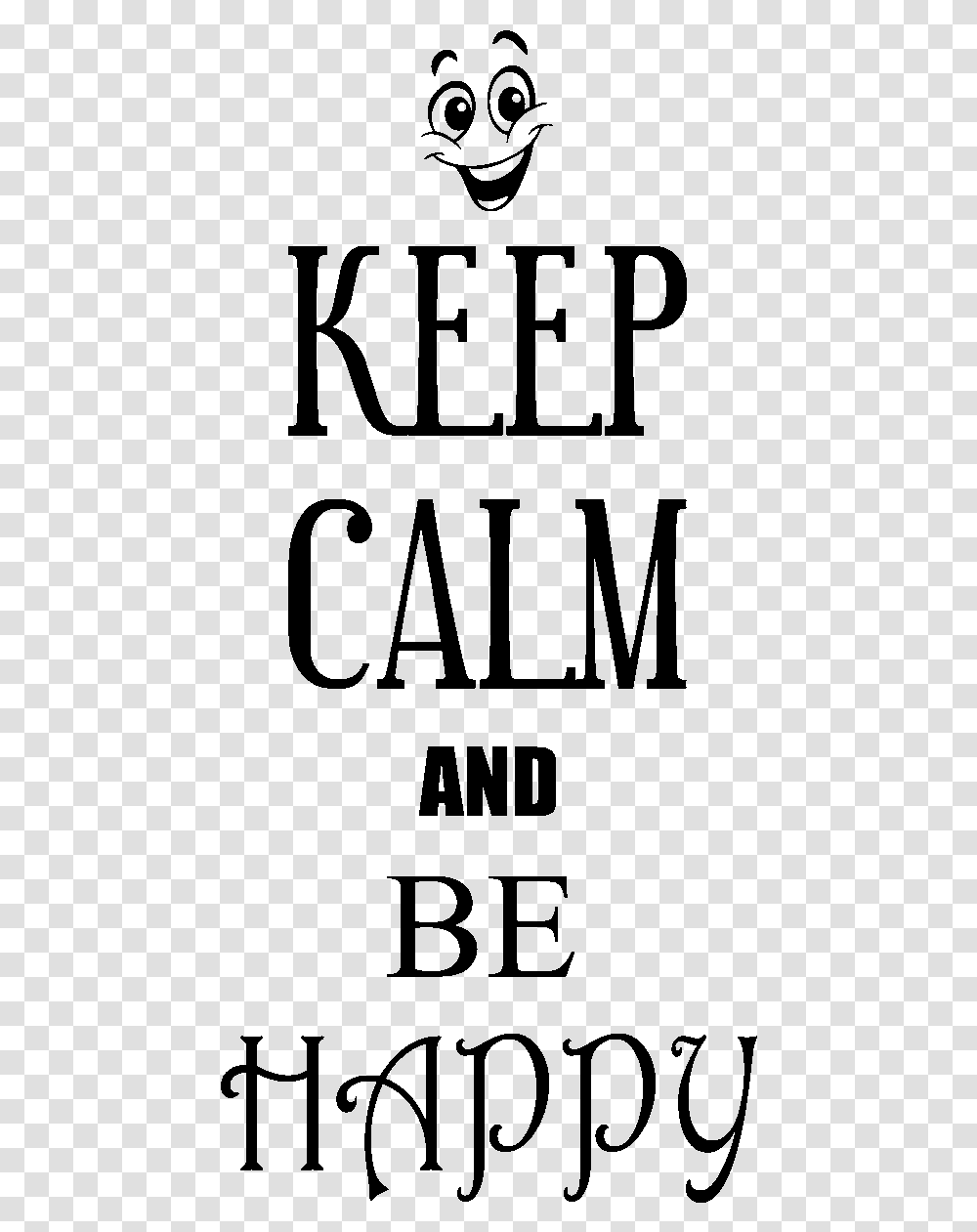 Sticker Keep Calm And Be Happy Ambiance Sticker Sb Dog Licks, Gray, World Of Warcraft Transparent Png
