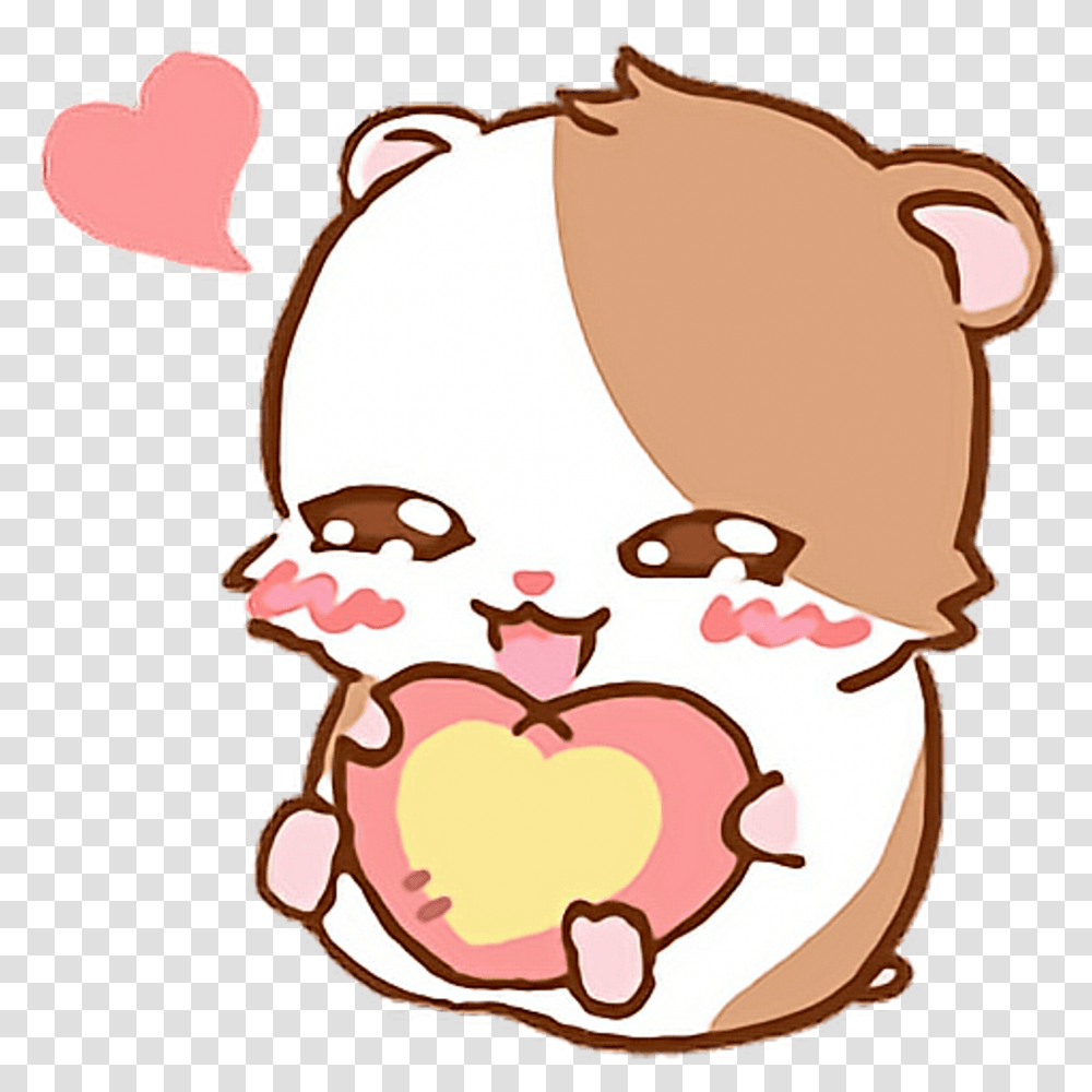 Sticker Line Friends Emoji Hamster Clipart Download Background Aesthetic Discord Emotes, Face, Eating, Food, Birthday Cake Transparent Png