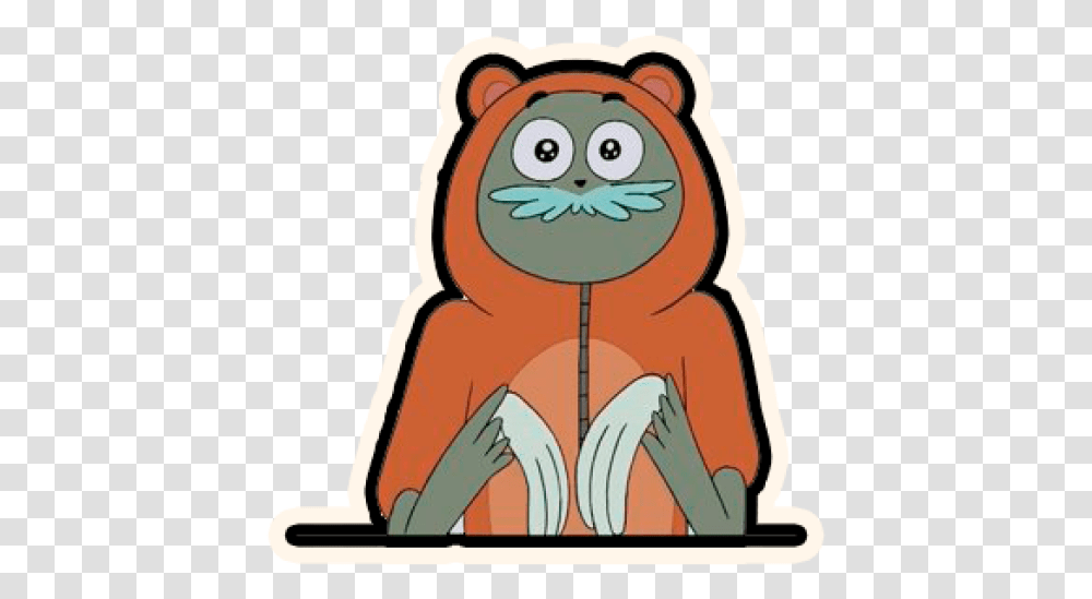 Sticker Maker Charlie We Bare Bears Cartoon, Animal, Mammal, Wildlife, Clothing Transparent Png