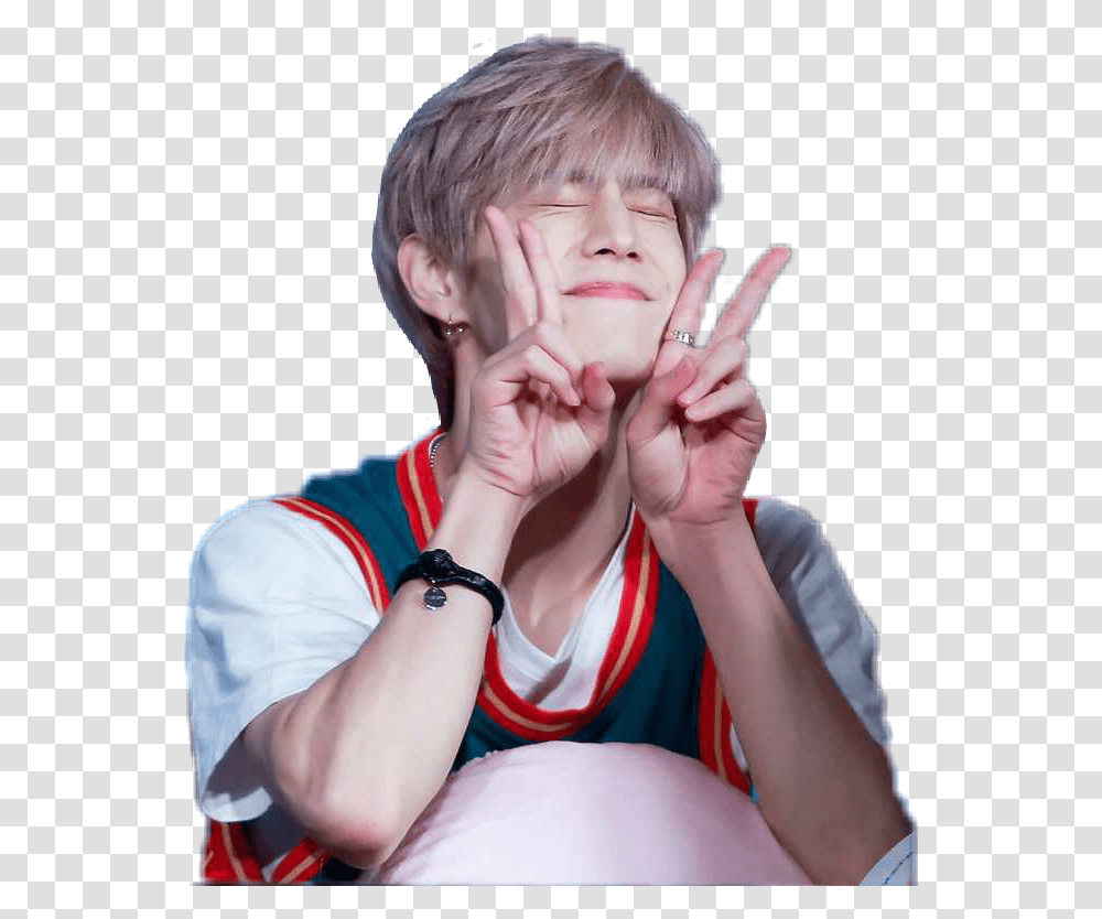 Sticker Mark Got7 2017, Finger, Person, Human, Hand Transparent Png