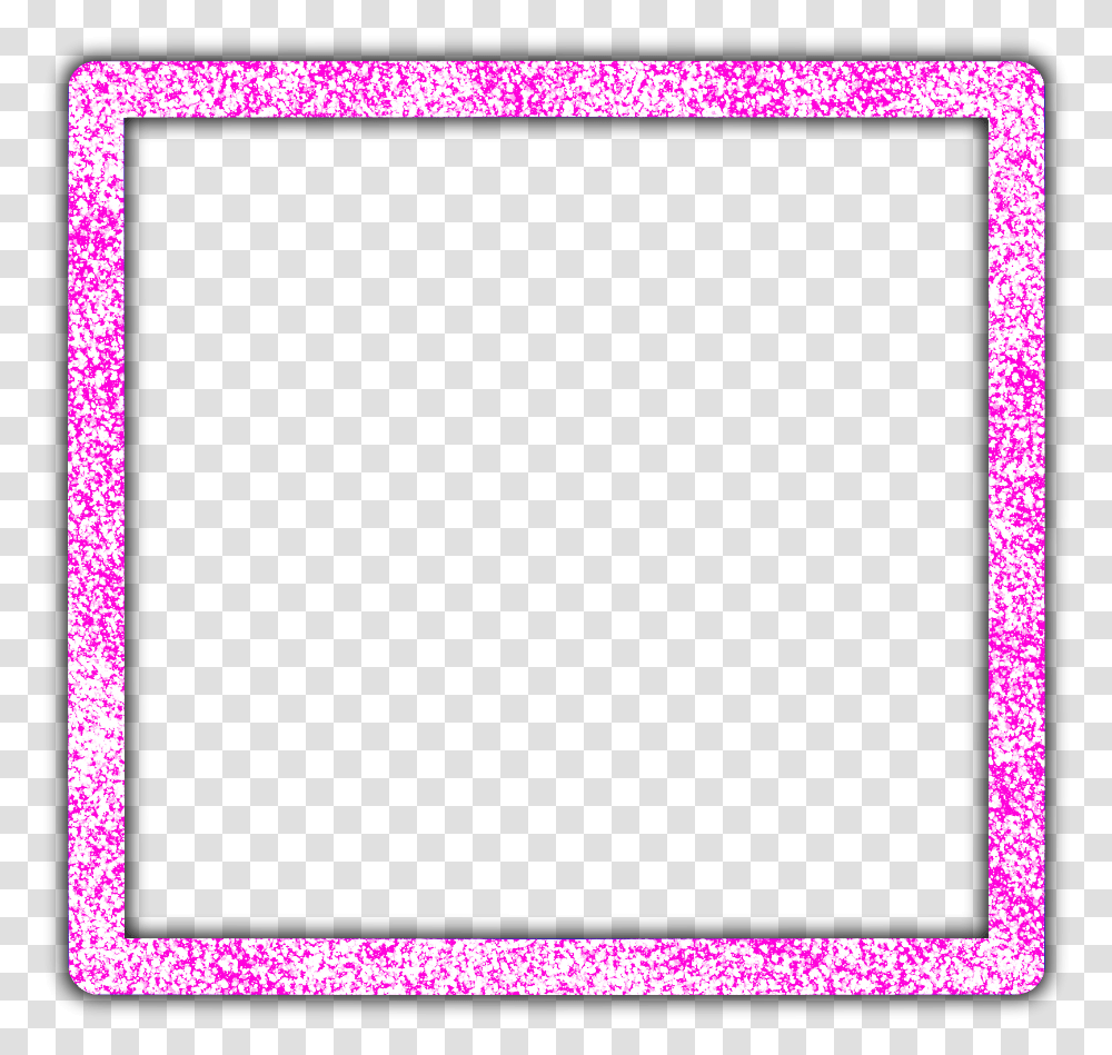 Sticker Neon Square Pink Freetoedit Frame Border, Rug, Blackboard, Purple Transparent Png