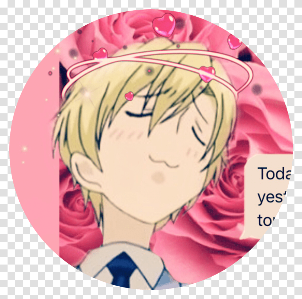Sticker Ohshc Ouran By Monochrome Girly, Face, Tattoo, Art, Word Transparent Png