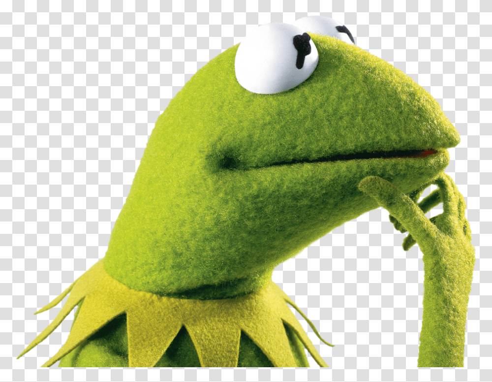 Sticker Other Kermit Pensee Reflexion Calcul Doute Kermit, Animal, Reptile, Dinosaur, Toy Transparent Png