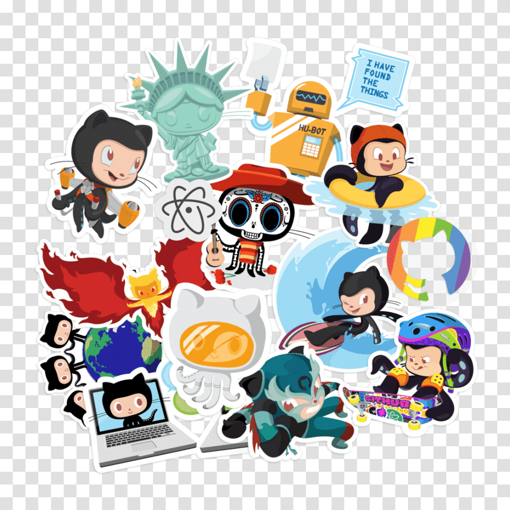 Sticker Packs Github, Drawing, Crowd Transparent Png