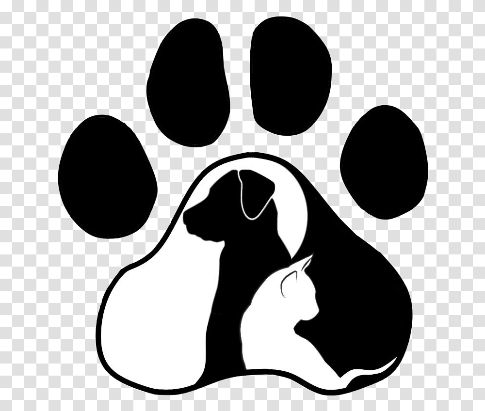 Sticker Pawprint Paw Dog Cat Cute By Tkaye Dog And Cat Paw Print, Footprint, Pet, Mammal, Animal Transparent Png