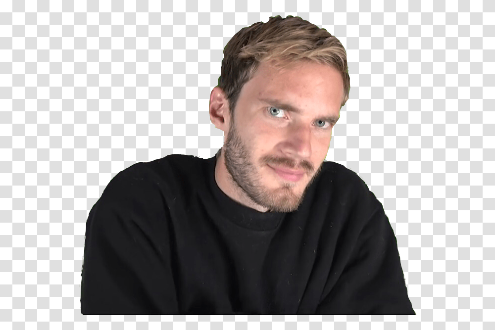 Sticker Pewdiepie Felixkjellberg Freetoedit, Face, Person, Human, Portrait Transparent Png