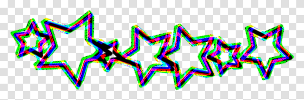 Sticker Stars Aesthetic Glitch Tumblr Crown Cute Cute Aesthetic, Neon, Light Transparent Png