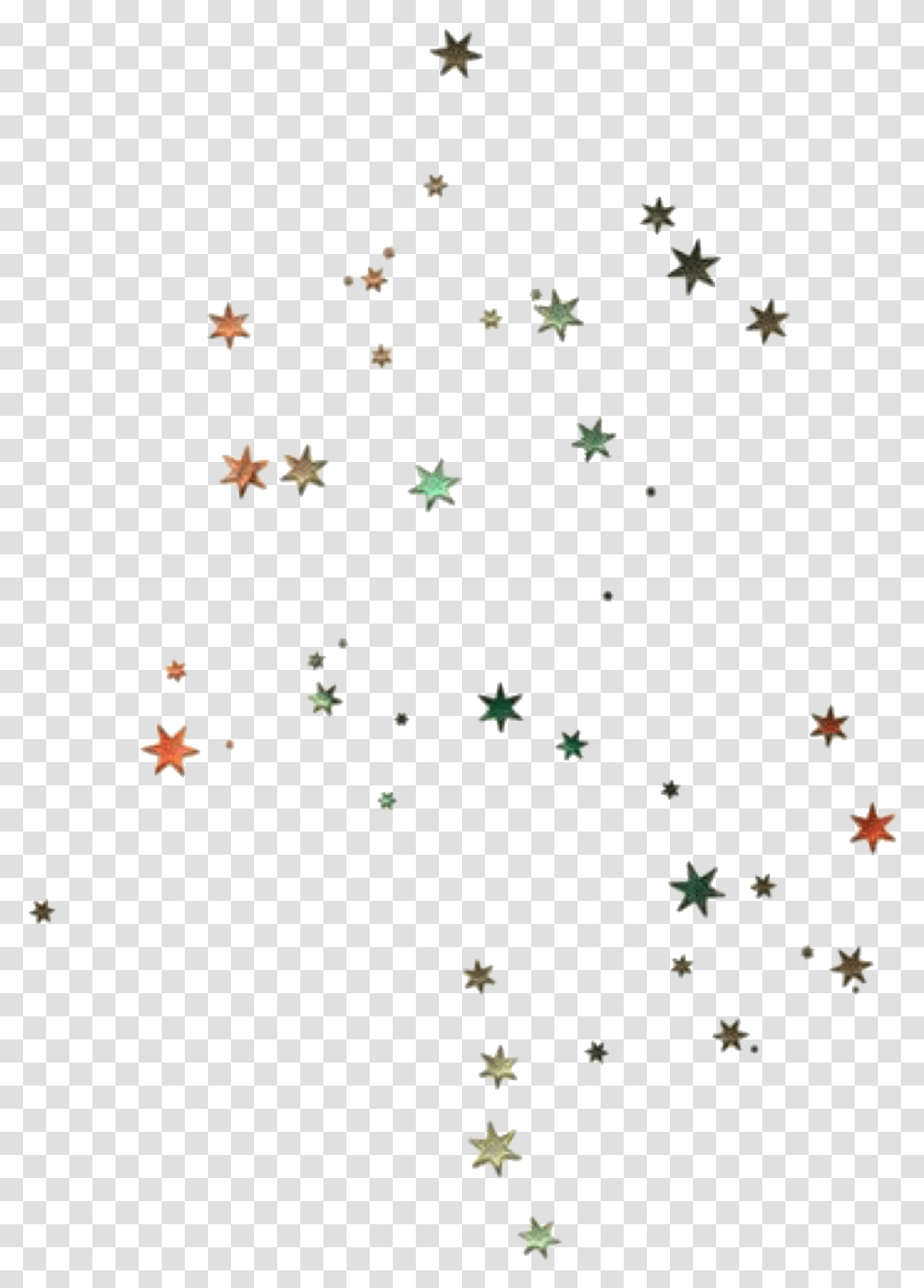 Sticker Stars Scatter Scattered Glitter Tumblr Aesthetic Star Glitter, Jigsaw Puzzle, Game, Leaf Transparent Png